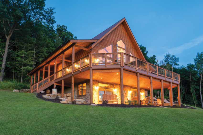 Log Style Homes And Cabins Brio Design Homes Builders In Wisconsin