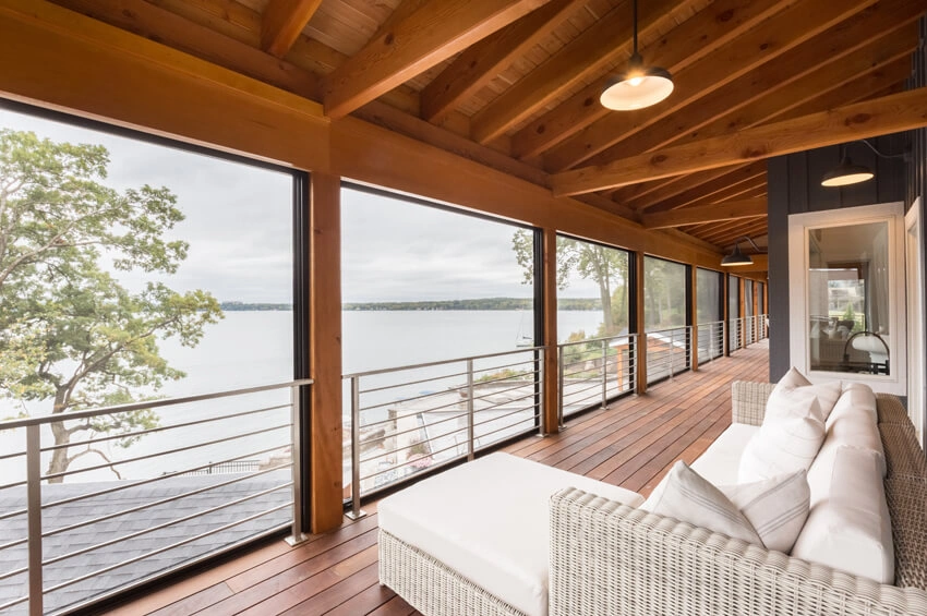 wisconsin-luxury-home-34 - Porch With Retractable Screens