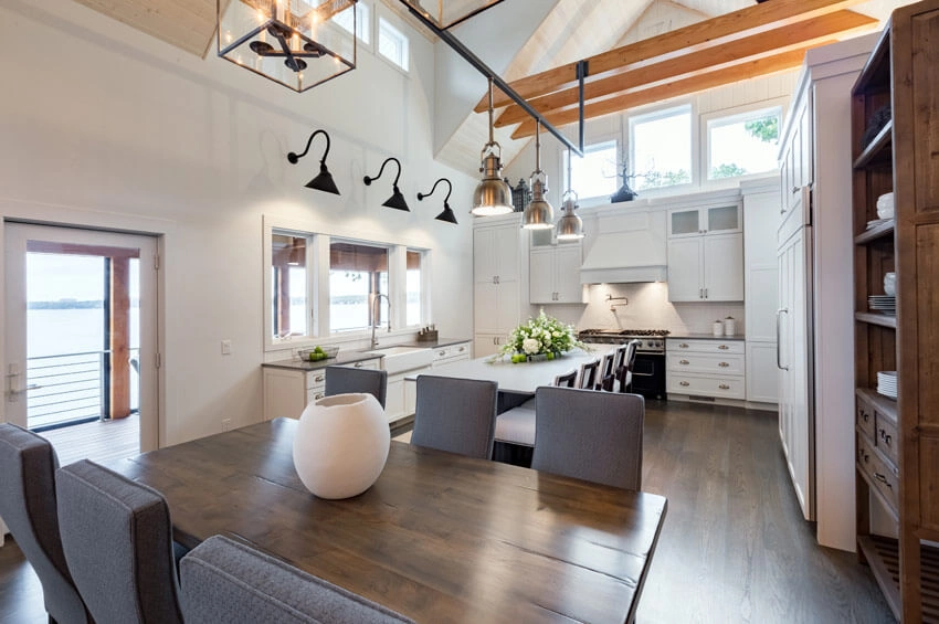 wisconsin-luxury-home-38 - Dining Room and Kitchen