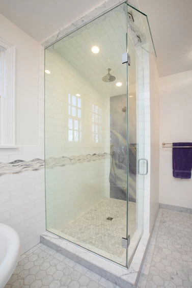 bathroom-remodeling4 - After – Steam shower with glass surround