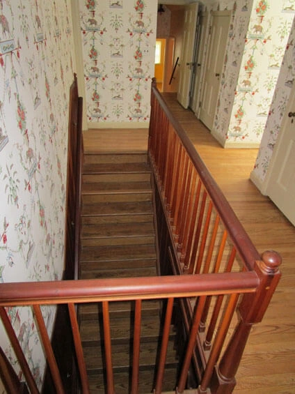 madison-home-design36 - Before – Second floor and stairs in the distance