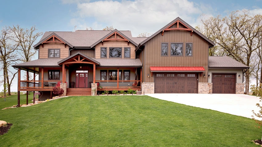 modern-timber-frame-home - Timber Style Home