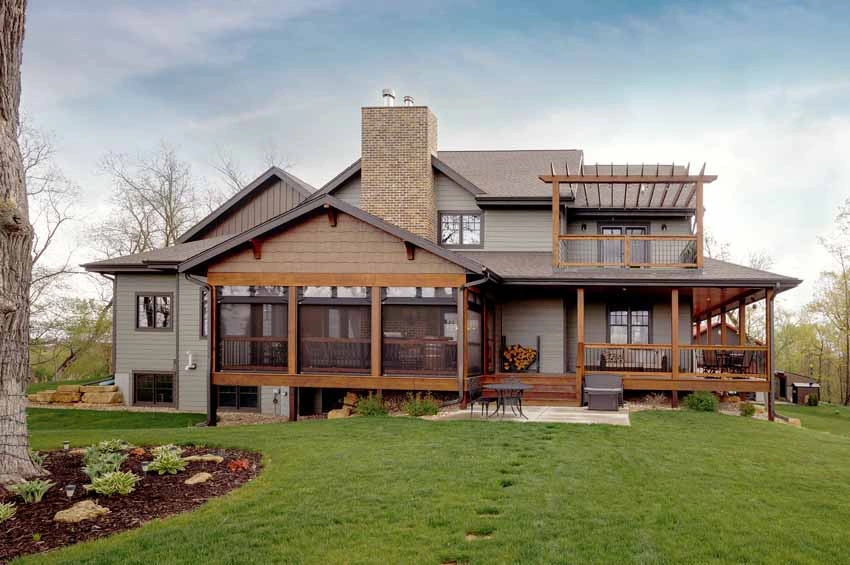 timberframe-home-wi2 - Back View