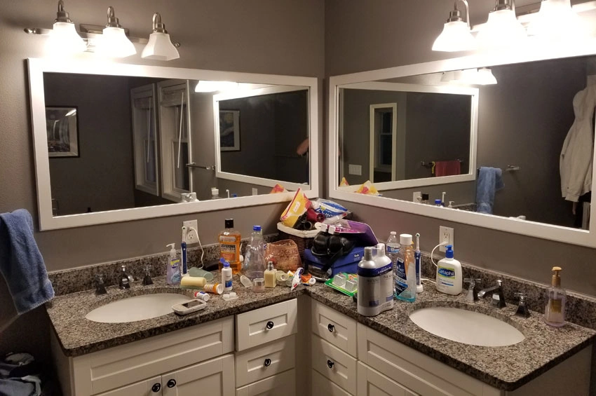 bathroom-remodel - Before – Vanity