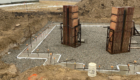 footings poured