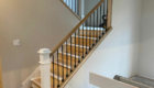 staircase railing installed