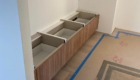 mud room bench cabinetry