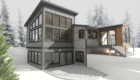Modern style home with 2 story great room