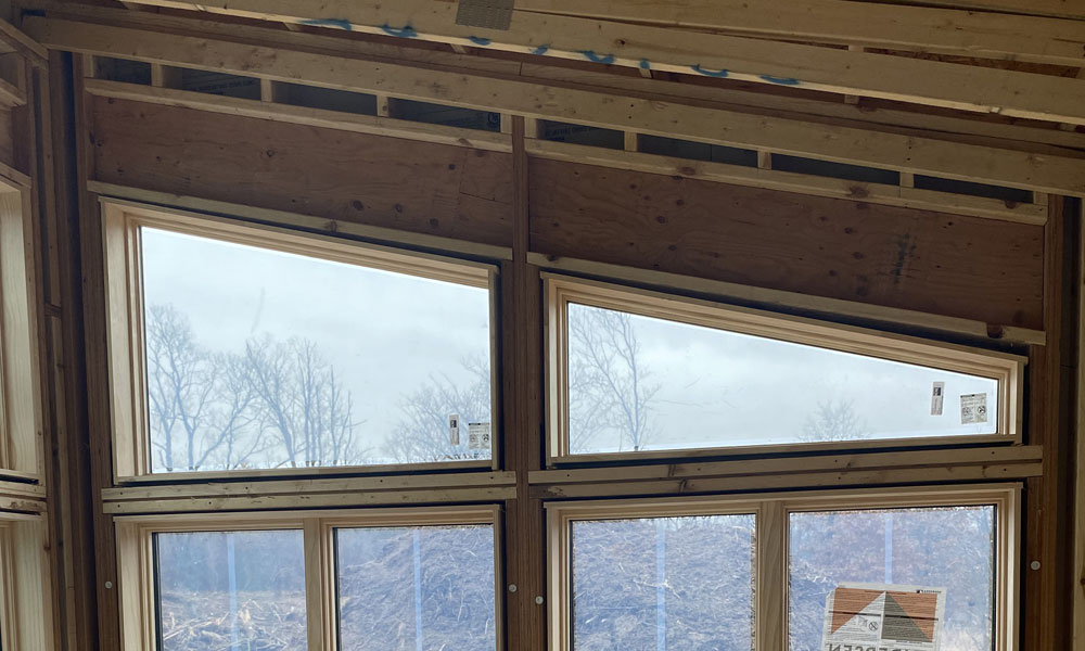 trapezoid window