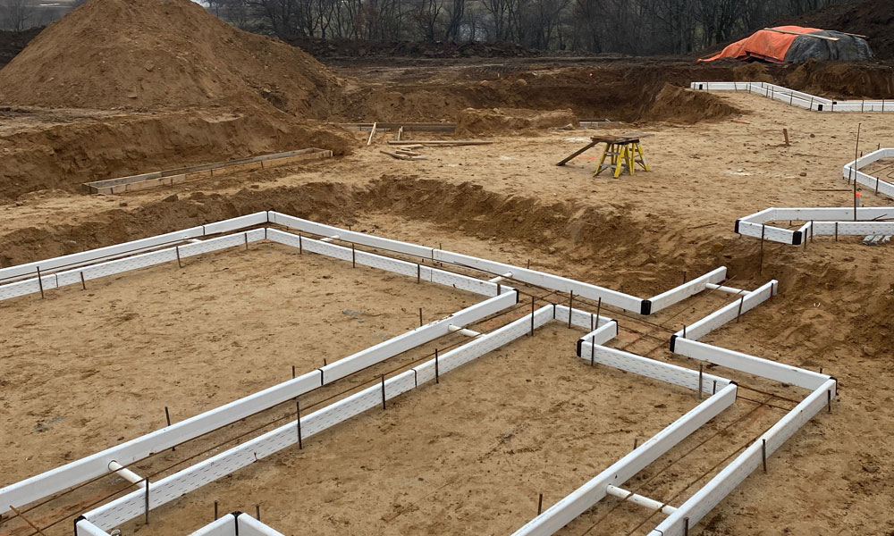 prep work for footings