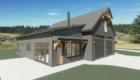 modern barndominium