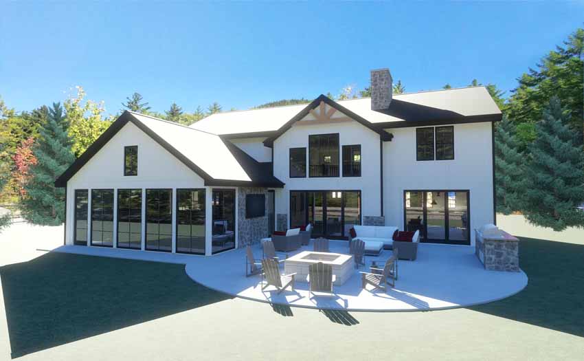 Modern farmhouse with european flare
