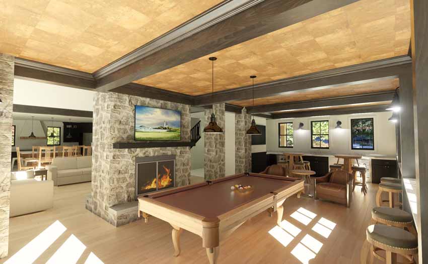 modern farmhouse game room