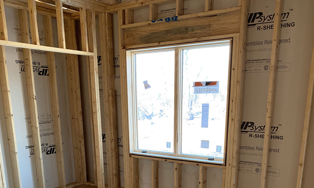 window in bedroom