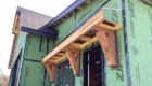 Framing with timber accent support beams