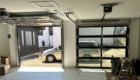 garage with see through windows