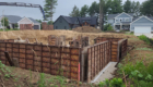 concrete forms for foundation walls