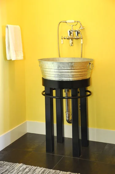 industrial_style_home10 - Laundry Room Utility Sink
