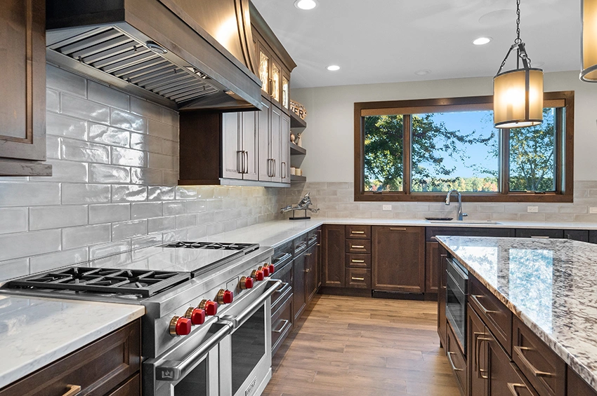 Natural-Home-with-Timber-25 - Quartz Countertops in Minuet