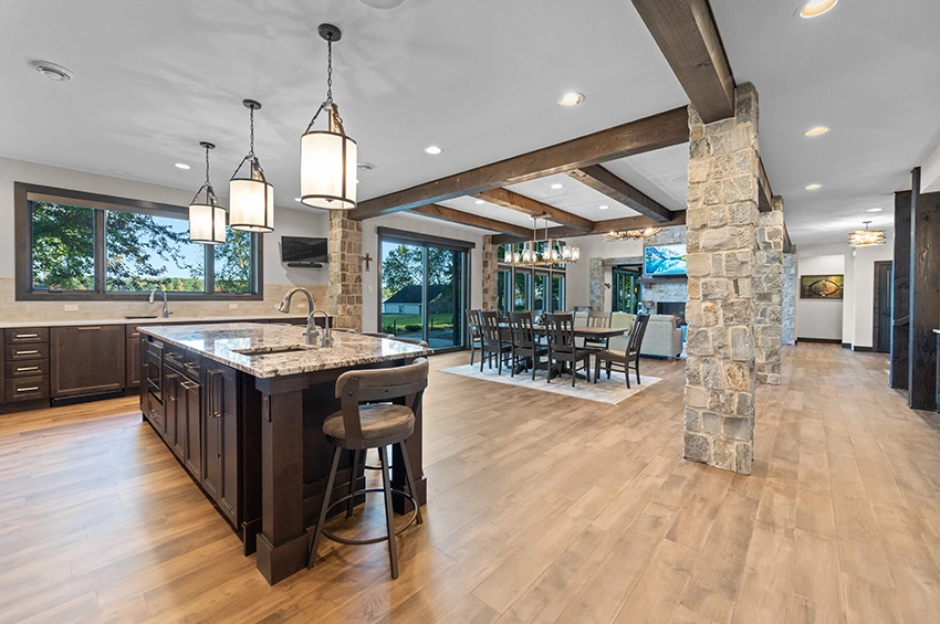 Natural-Home-with-Timber-26 - Canyon Creek Stone Columns