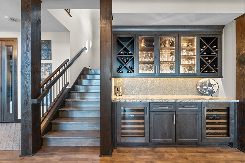 Natural-Home-with-Timber-29 - Granite Countertop in Avalanche