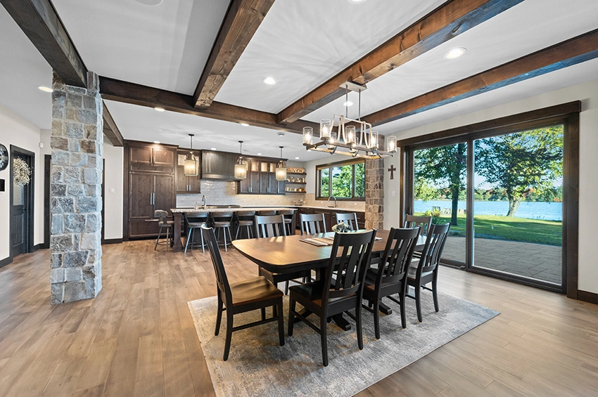 Natural-Home-with-Timber-30 - Dining Room