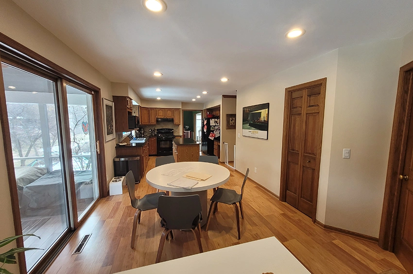 remodel-22b - Before – Dinette and kitchen