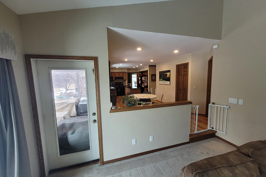 remodel-34 - Before – Great room looking into dinette