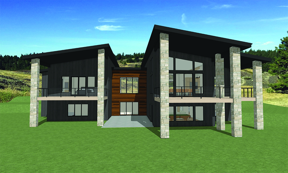 Modern home in Monroe