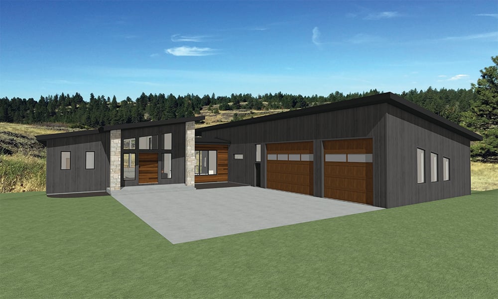 Modern home in Monroe