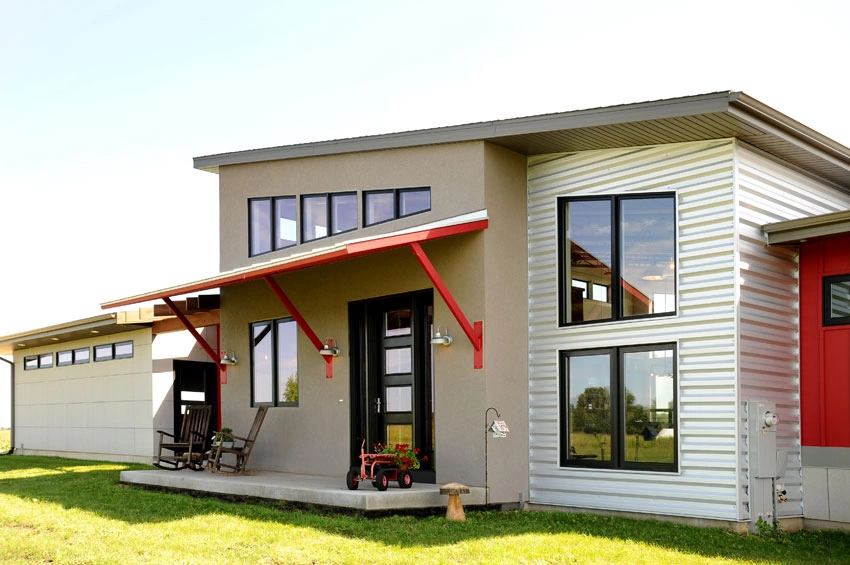industrial_style_home - Front Entry