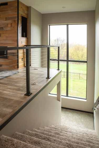 modern-home-builders9 - Stairs to Lower Level