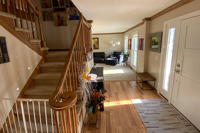 remodel-3-1 - Before – Entry and stairs
