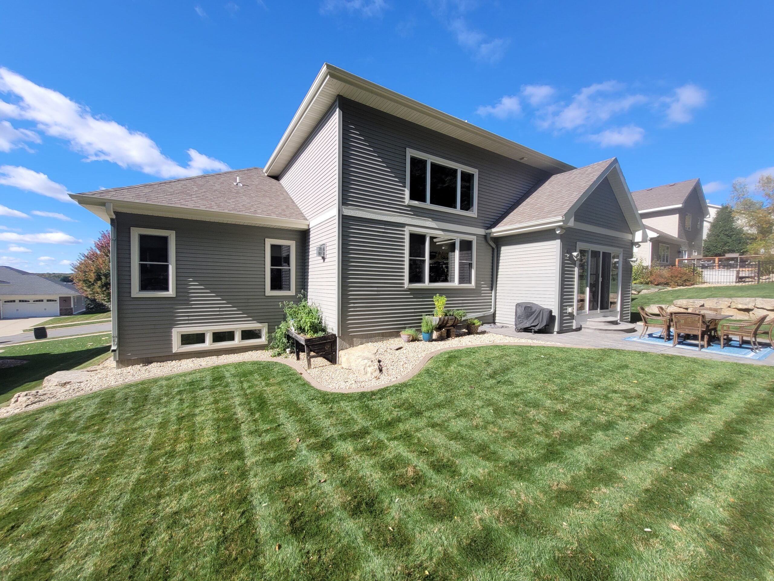 residential home that is going to receive an addition