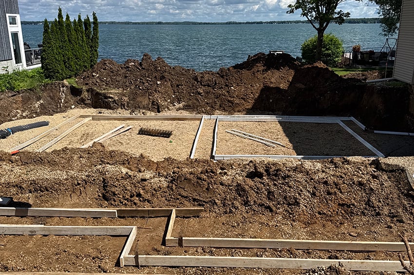 framing for concrete footings
