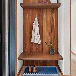 foyer with drop zone