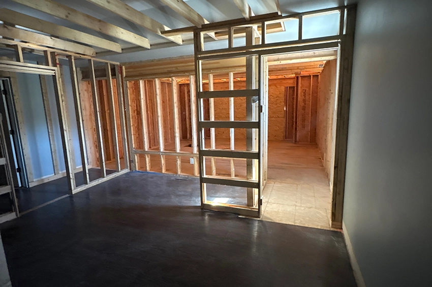 Framing a multi-level addition